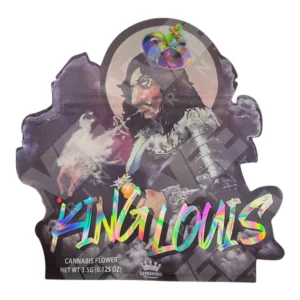 King Louis Cutout 3.5G Mylar Bags