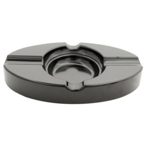 Oval Black Cigar Ashtray | 7"