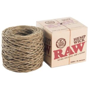 RAW Hemp Wick | 250 FT - 76 Meters
