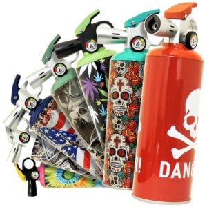 9.5" Techno Torch Extinguisher | Refillable Butane Lighter