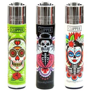 Clipper Lighters | Large | 48 Count | Catrinas Design