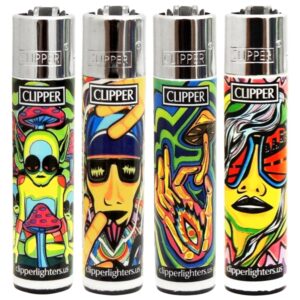 Clipper Lighters | Large | 48 Count | Psycho 2