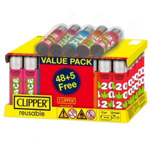 Clipper Lighters | Large | 48+5 Free | Mush Words