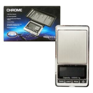 AWS Digital Scale | Chrome 1000g x 0.1g