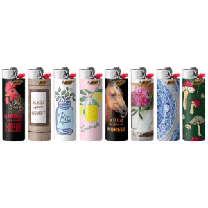 BIC Countryside Pop Lighter (50 Pack Tray)
