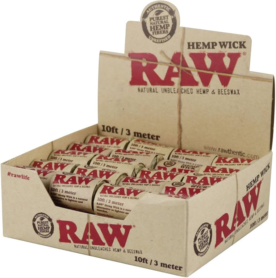 RAW Hemp Wick