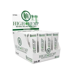High Hemp Cones 6 Pack 1.25″ Cones